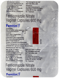 Fentin Vaginal Capsule 1 Fentin Vaginal Capsule 1